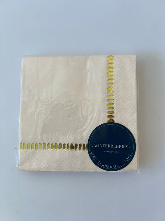 x25 PASTEL PINK COCKTAIL PAPER NAPKINS