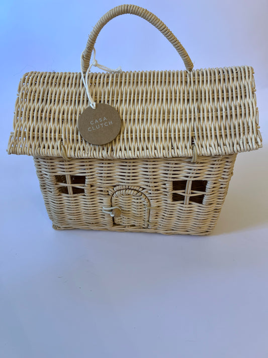 Rattan Casa Clutch - Straw - Kids