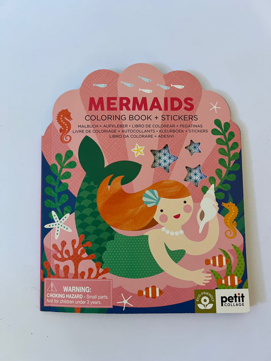 Mermaids Colouring Book + Stickers - Winterberries