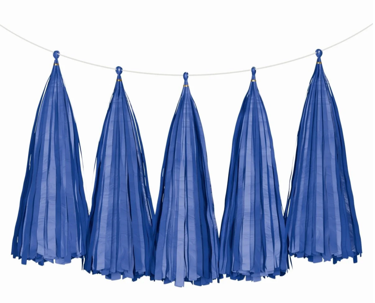 TISSUE PAPER TASSELS GARLAND - Winterberries