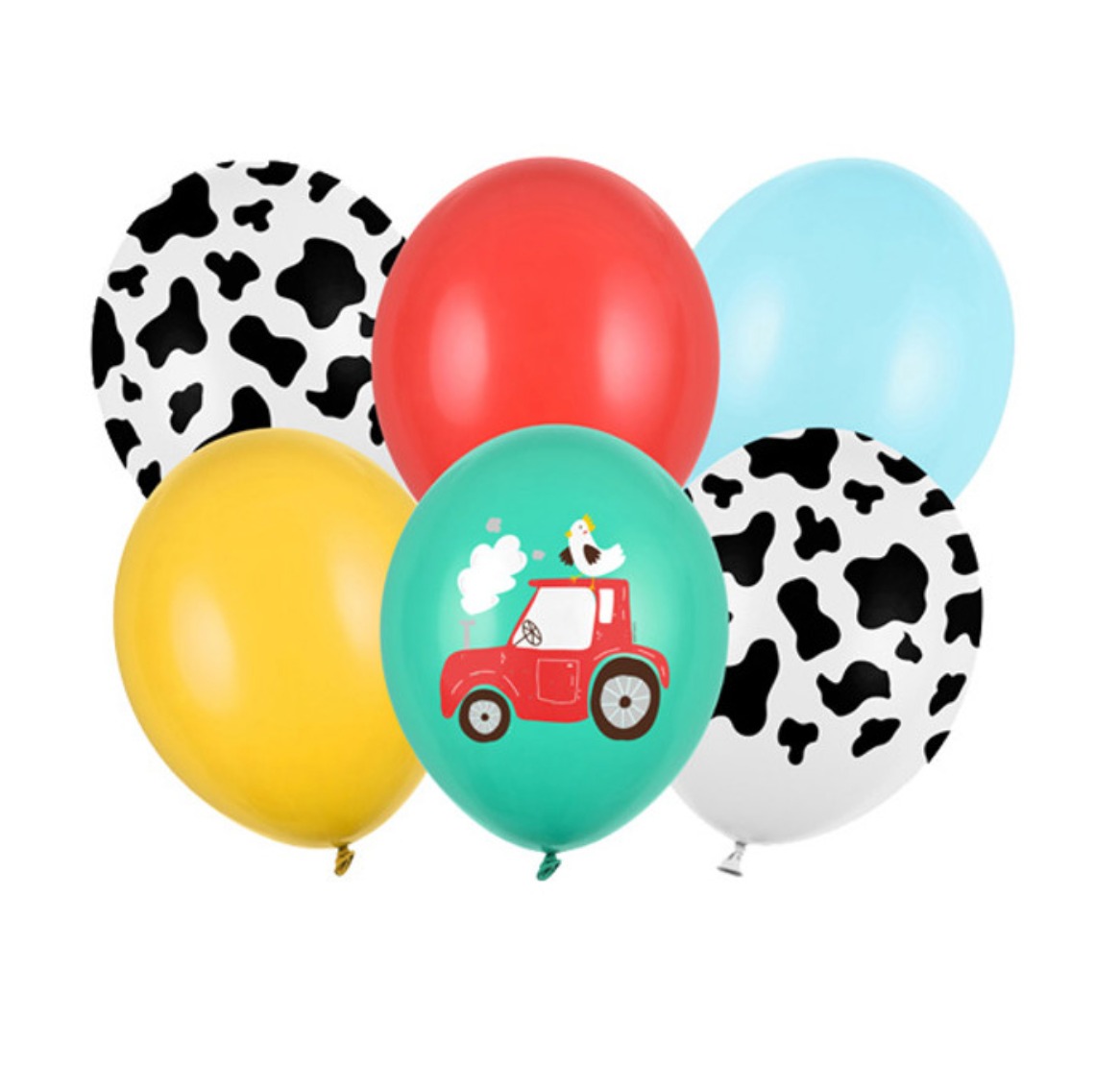 12" FARM ASSORTED LATEX BALLOONS BOUQUET - Winterberries