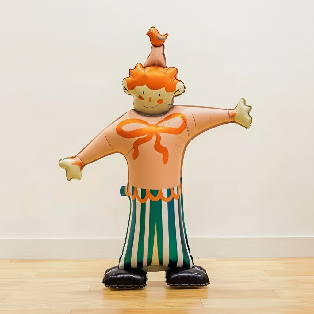30" SELF-STANDING CIRCUS THEMED FOIL DEFLATED BALLOON - Winterberries