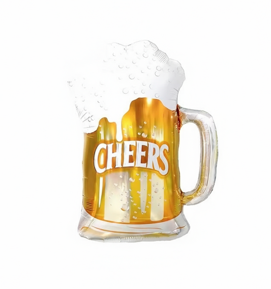 ALCOHOLIC DRINKS DEFLATED FOIL BALLOON