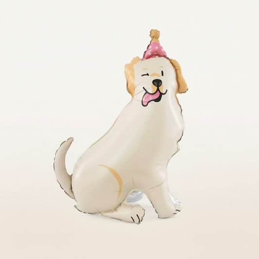 30" SELF-STANDING PARTY DOGS FOIL DEFLATED BALLOON