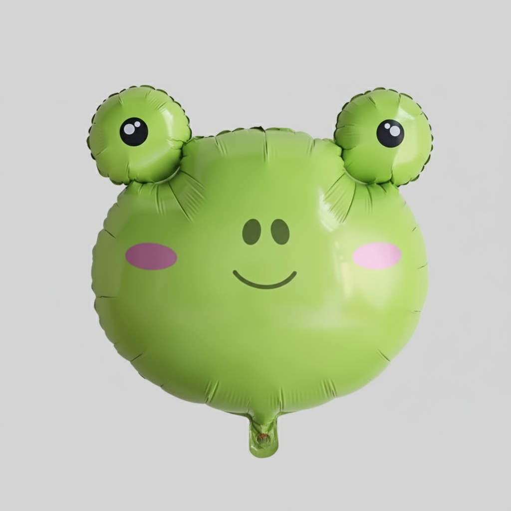 22" ANIMAL HEAD DEFLATED FOIL BALLOON - Winterberries