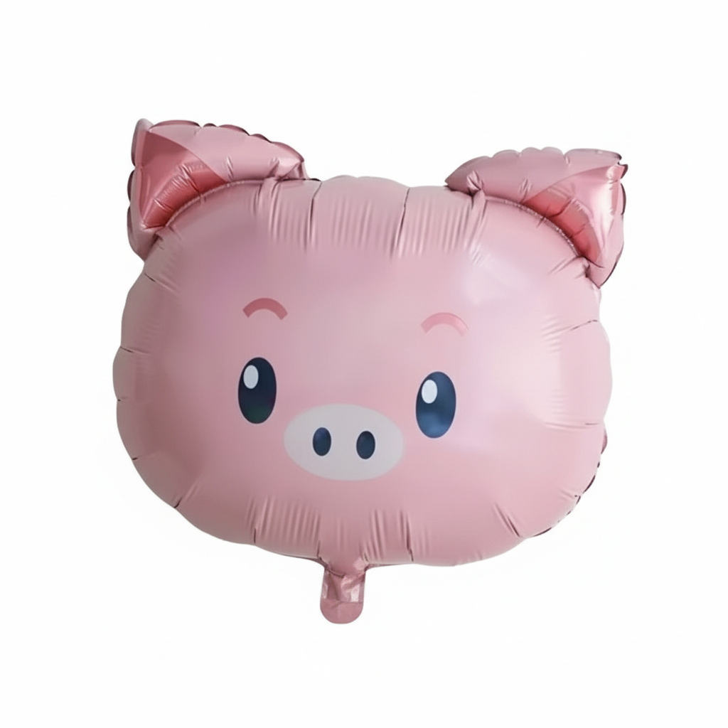 22" ANIMAL HEAD DEFLATED FOIL BALLOON - Winterberries