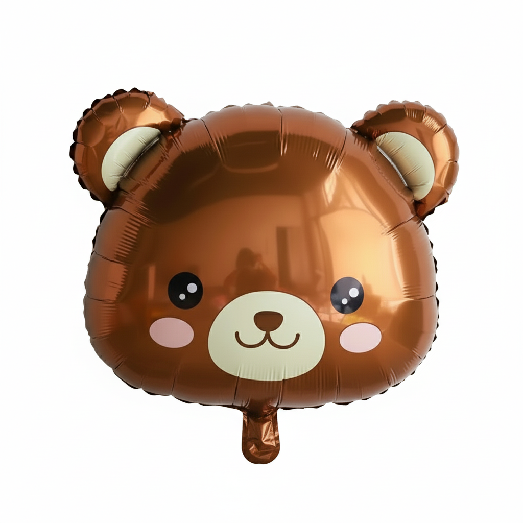 22" ANIMAL HEAD DEFLATED FOIL BALLOON - Winterberries