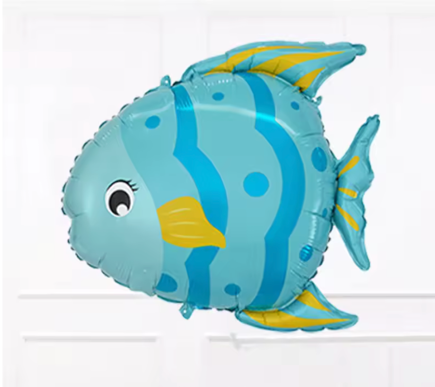 SEA LIFE ANIMAL DEFLATED FOIL BALLOON