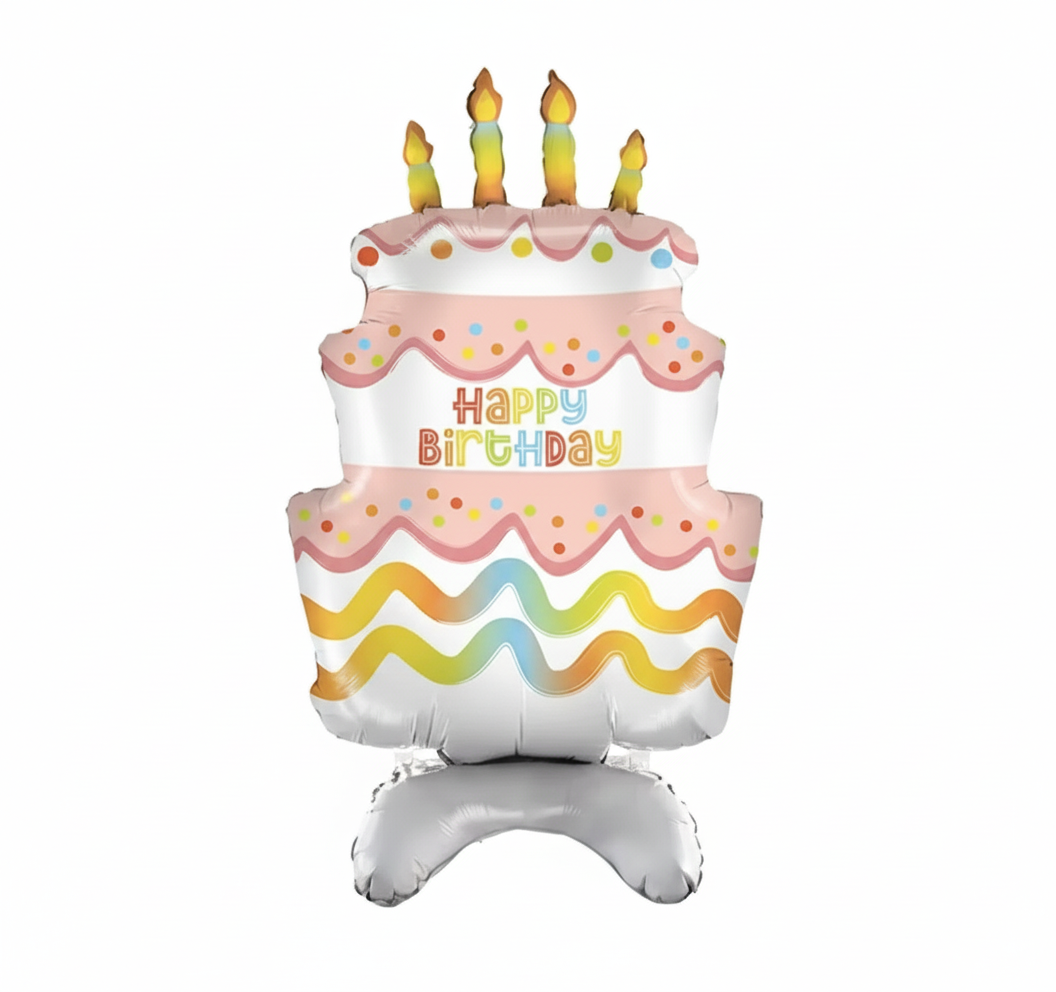 HAPPY BIRTHDAY DEFLATED FOIL BALLOON - Winterberries