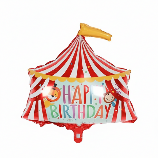 CIRCUS THEMED DEFLATED FOIL BALLOON - Winterberries