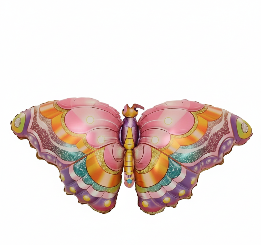 BUTTERFLY DEFLATED FOIL BALLOON