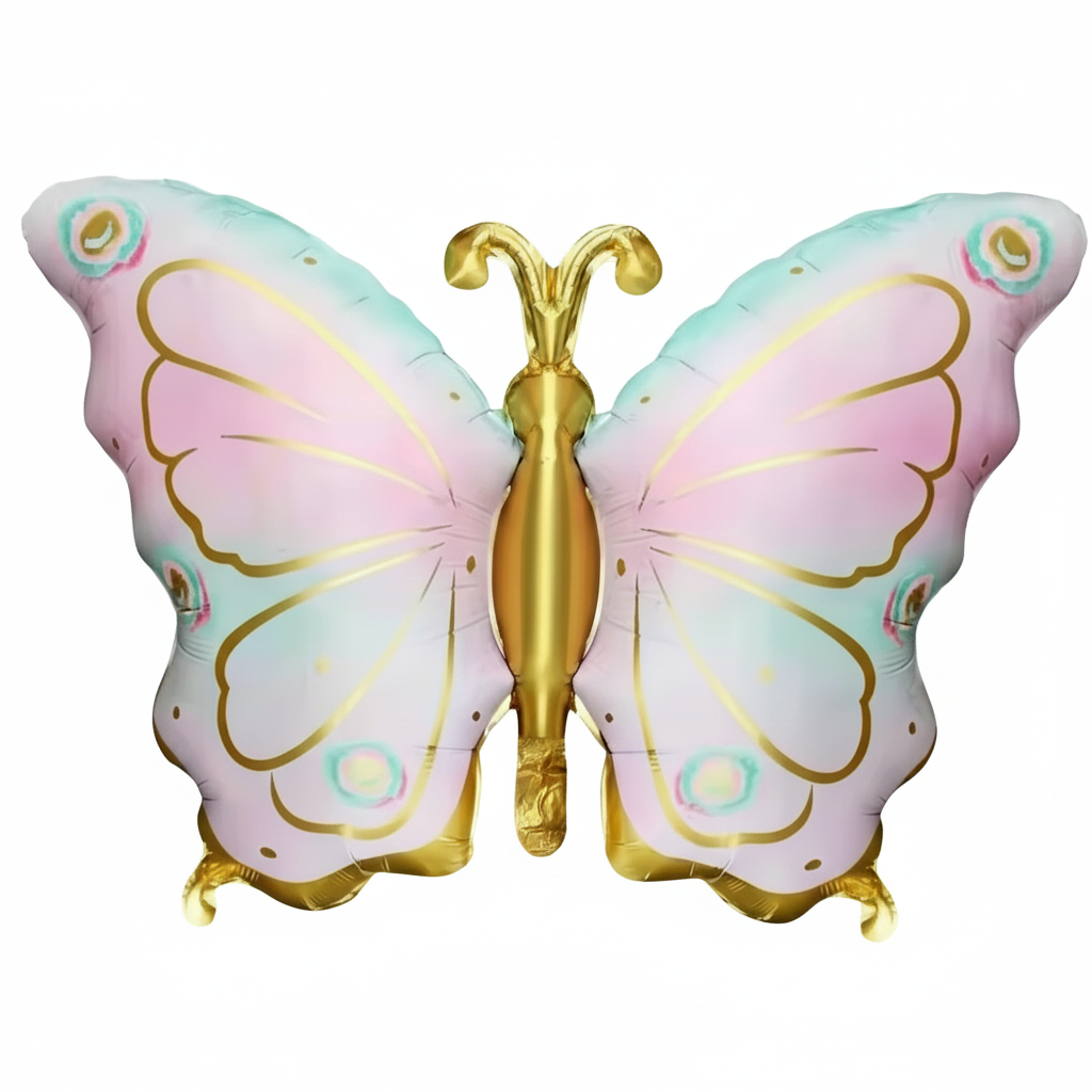 BUTTERFLY DEFLATED FOIL BALLOON