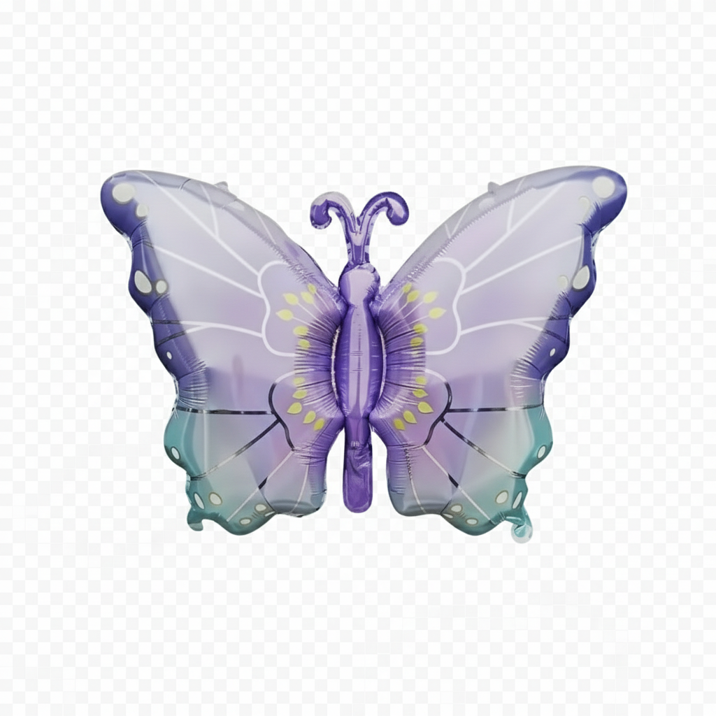 BUTTERFLY DEFLATED FOIL BALLOON