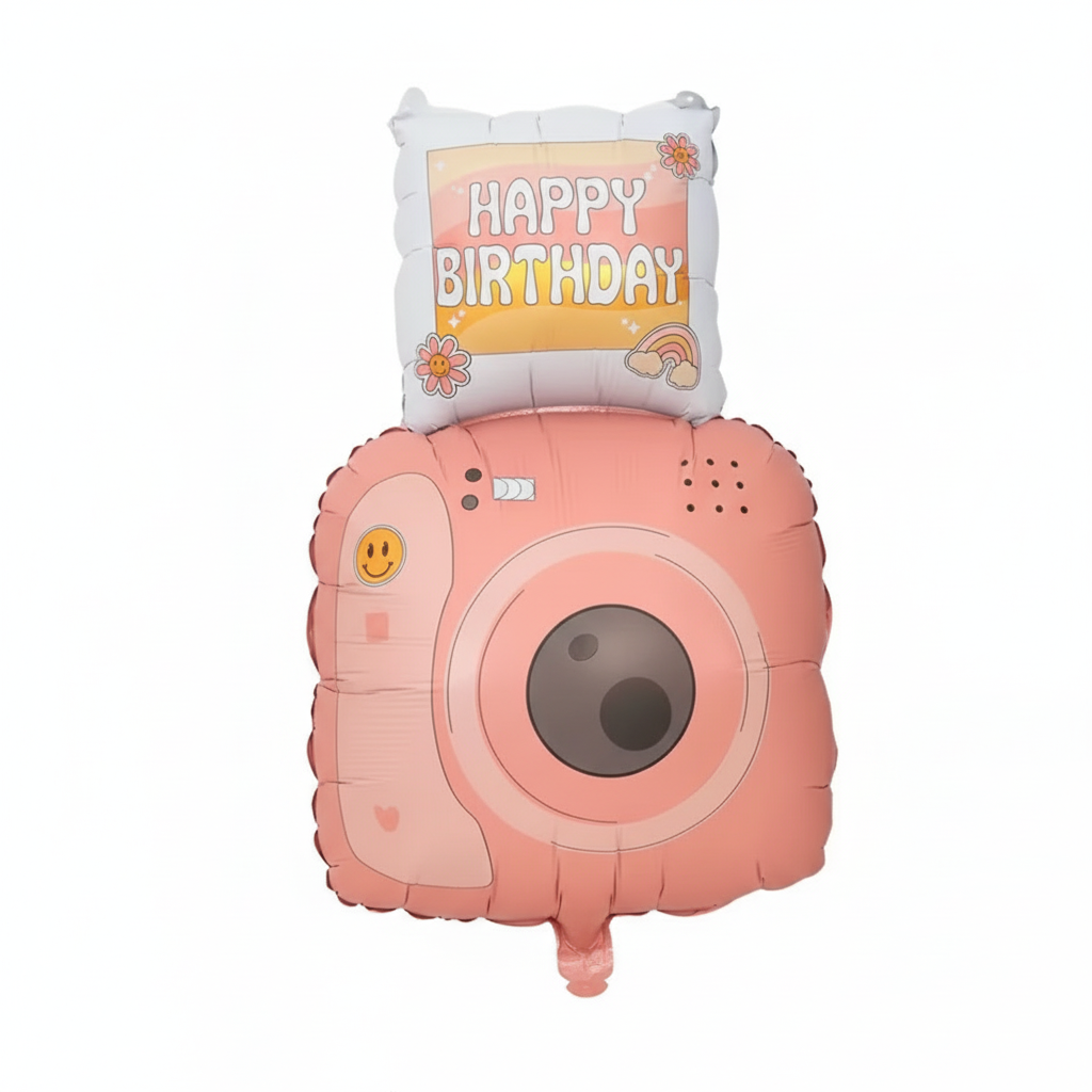 HAPPY BIRTHDAY DEFLATED FOIL BALLOON - Winterberries