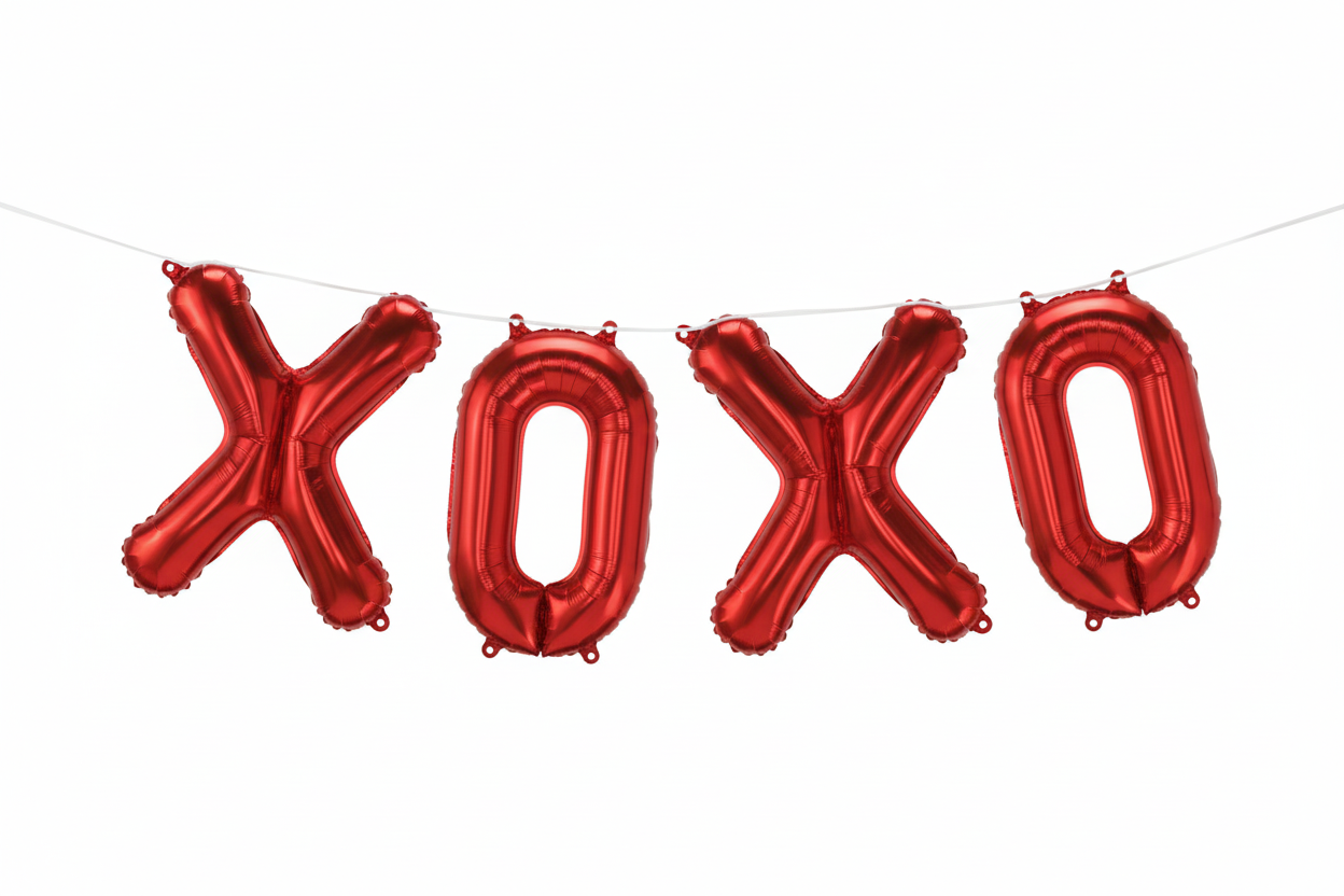 VALENTINE THEMED FOIL BALLOON GARLAND - Winterberries