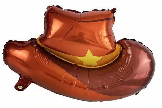 COWBOY THEMED DEFLATED FOIL BALLOON - Winterberries