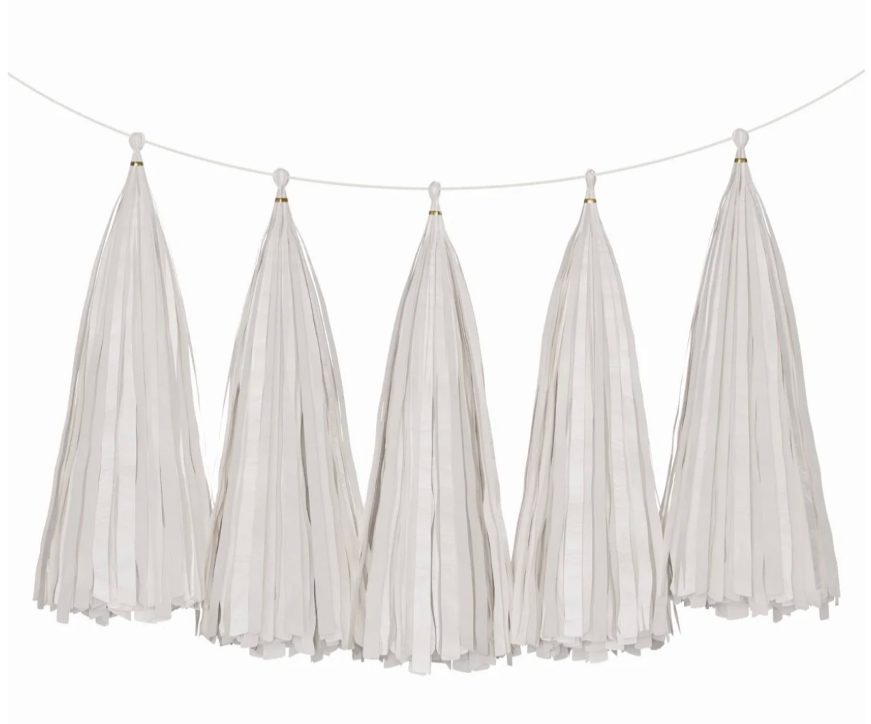 TISSUE PAPER TASSELS GARLAND - Winterberries