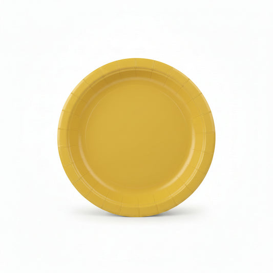 x10 SOLID COLOUR PAPER PLATES - Winterberries