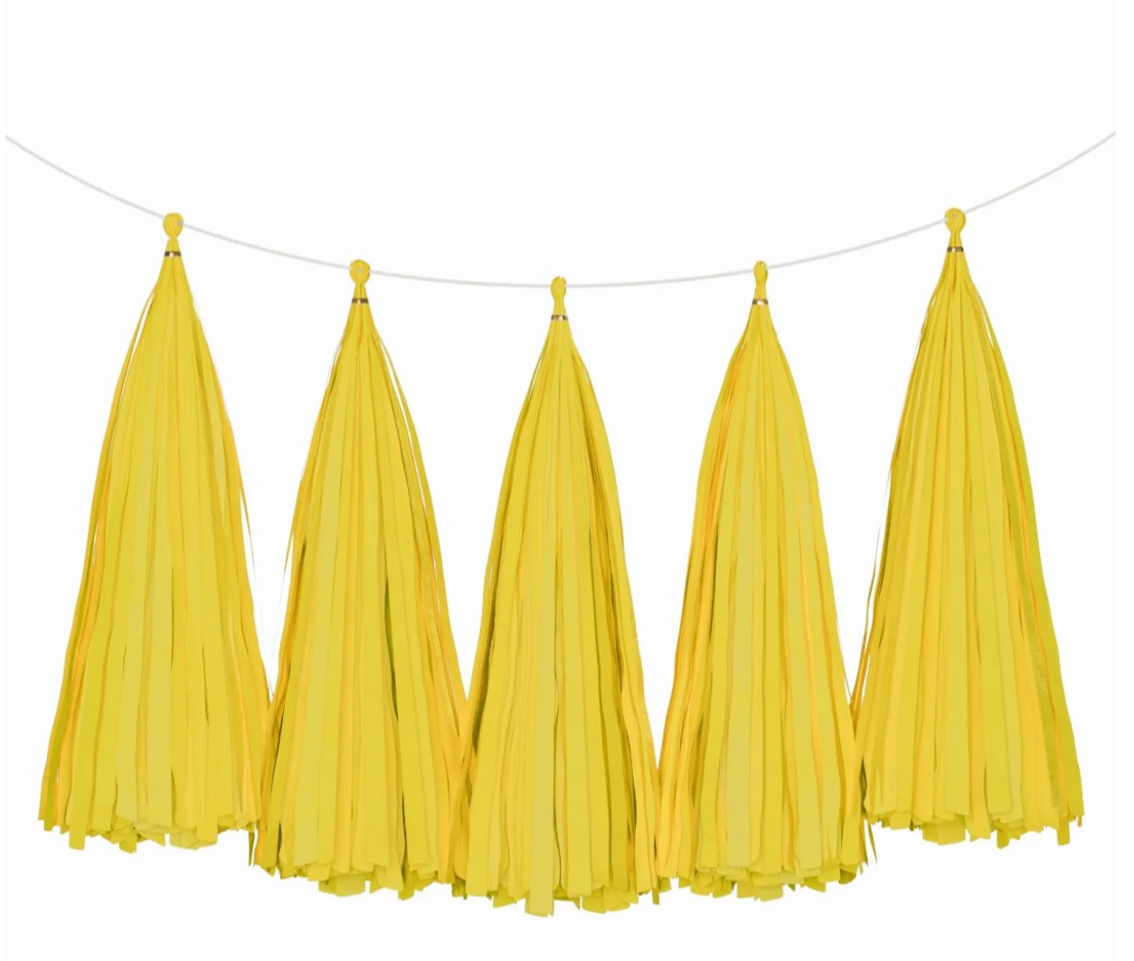 TISSUE PAPER TASSELS GARLAND - Winterberries