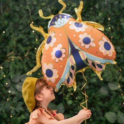 34" GIANT LADYBIRD DEFLATED FOIL BALLOON