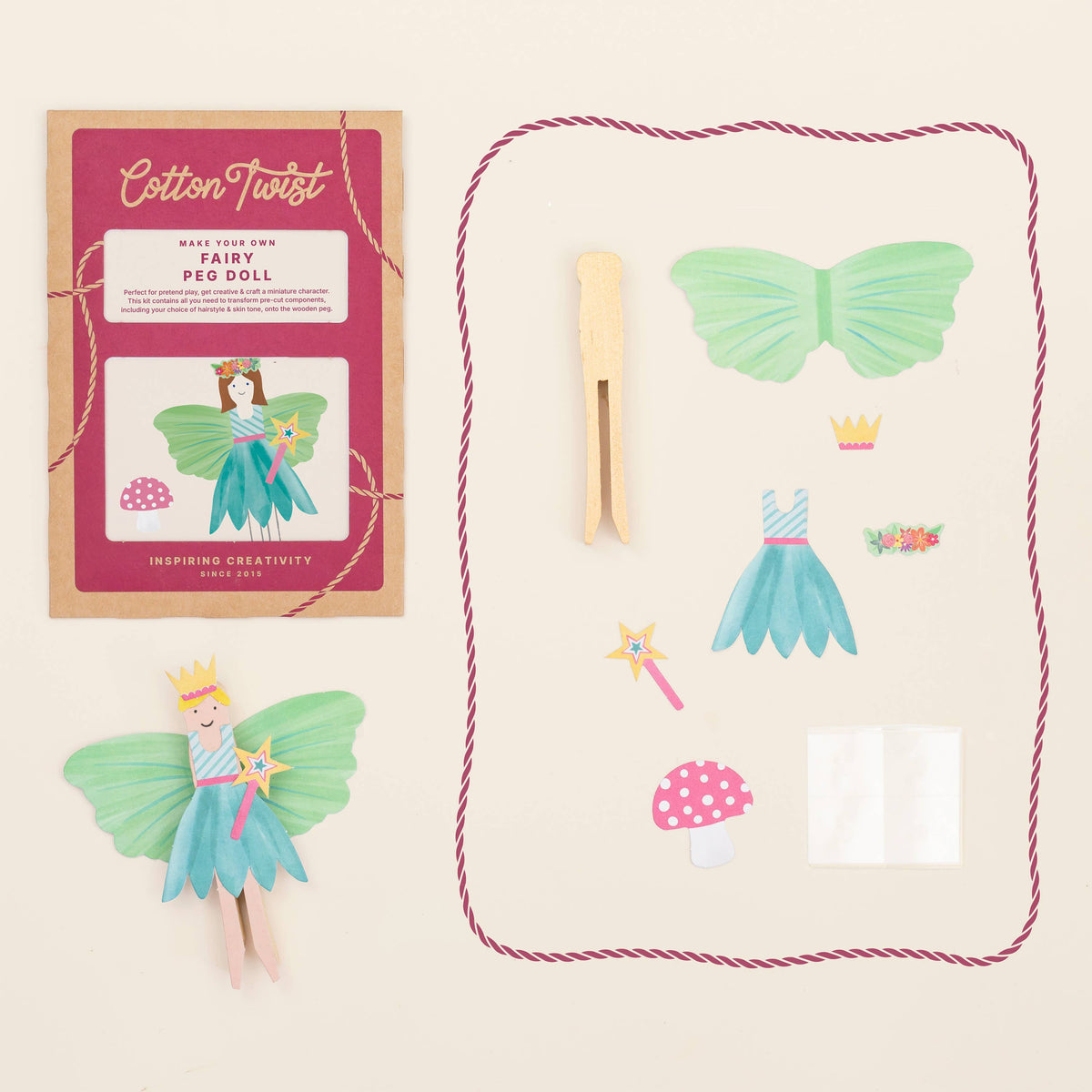 MAKE YOUR OWN FAIRY PEG DOLL