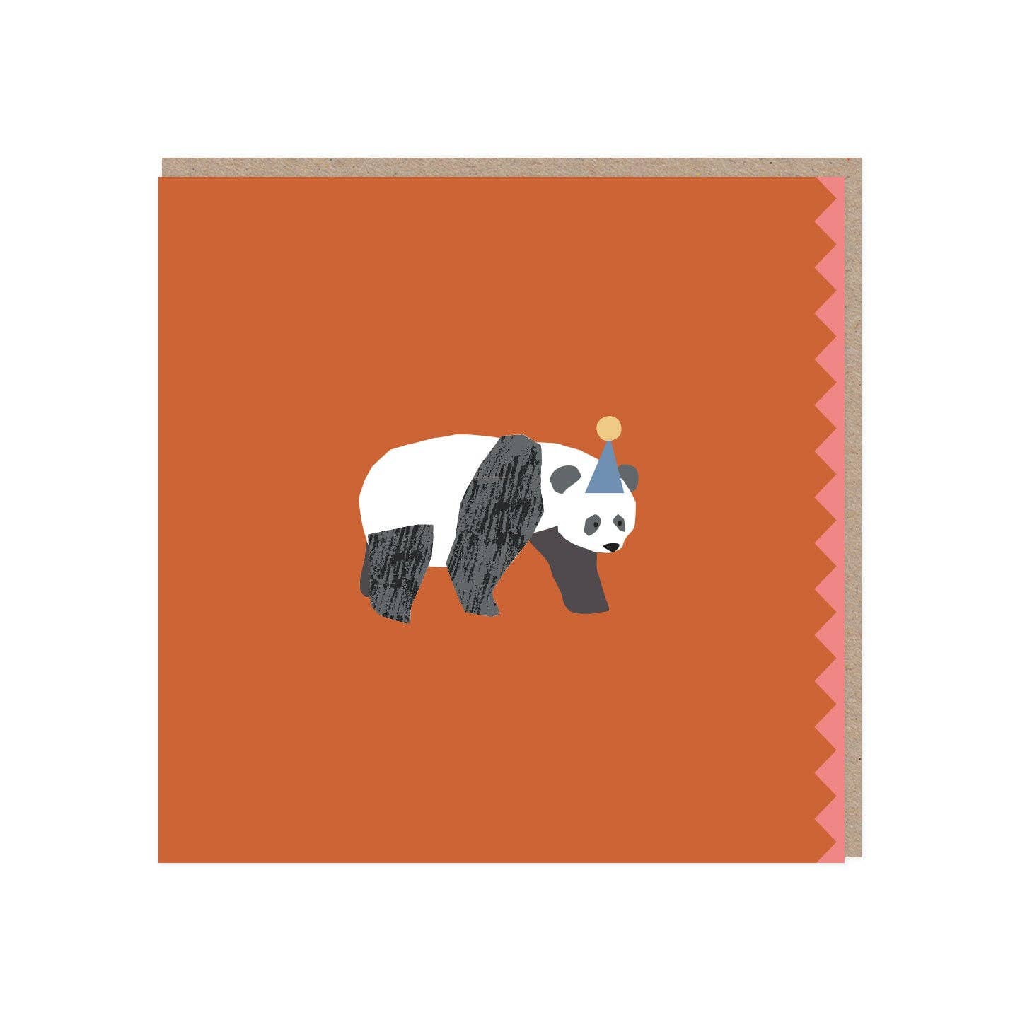 Panda Greeting Card - Winterberries
