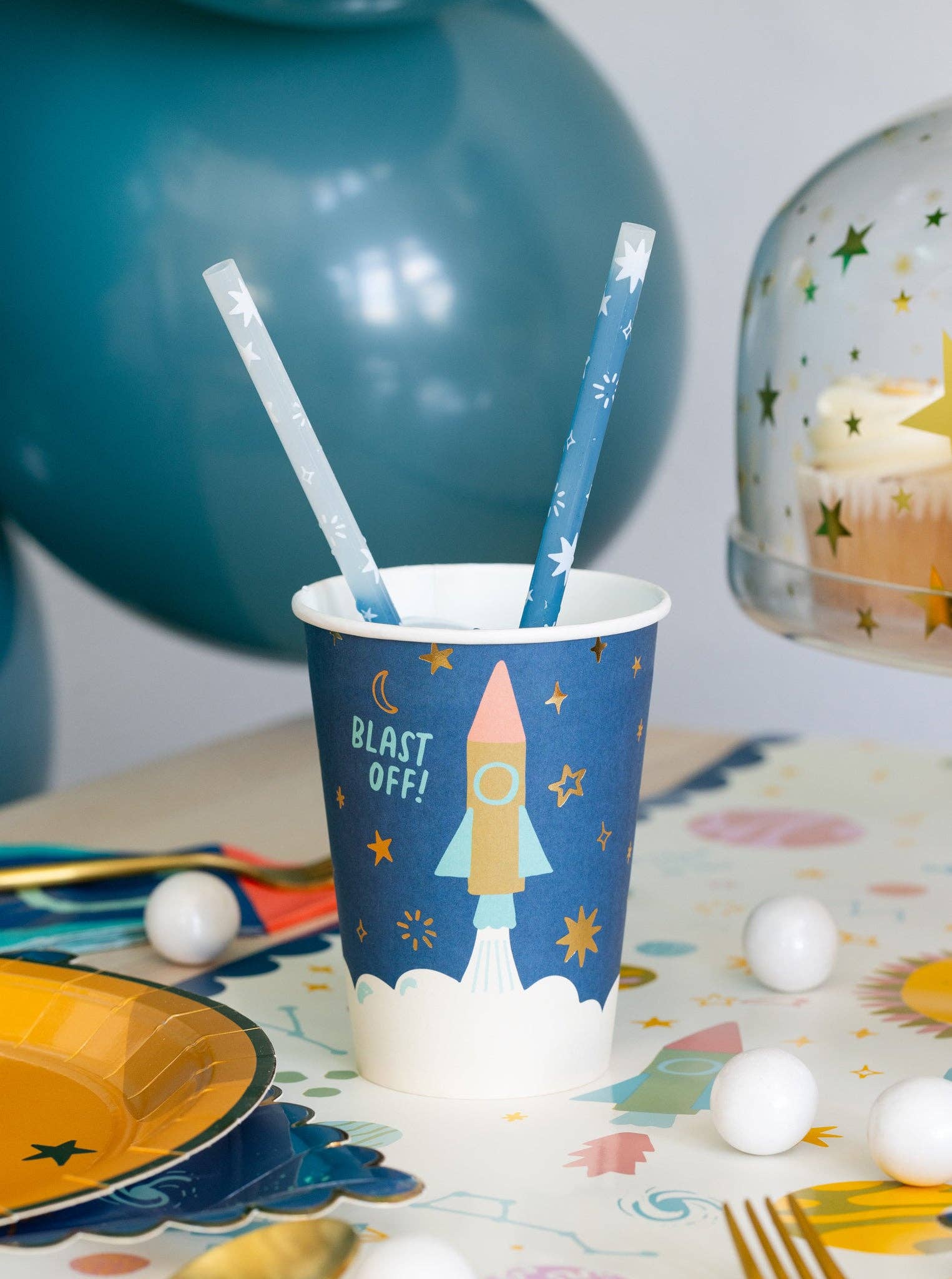 SPC1111 - Space Paper Party Cups - Winterberries