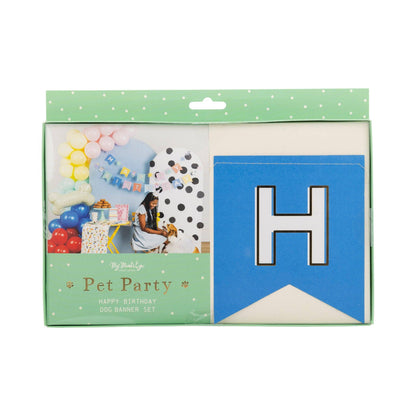PET1102 - Happy Birthday Banner - Dog - Winterberries