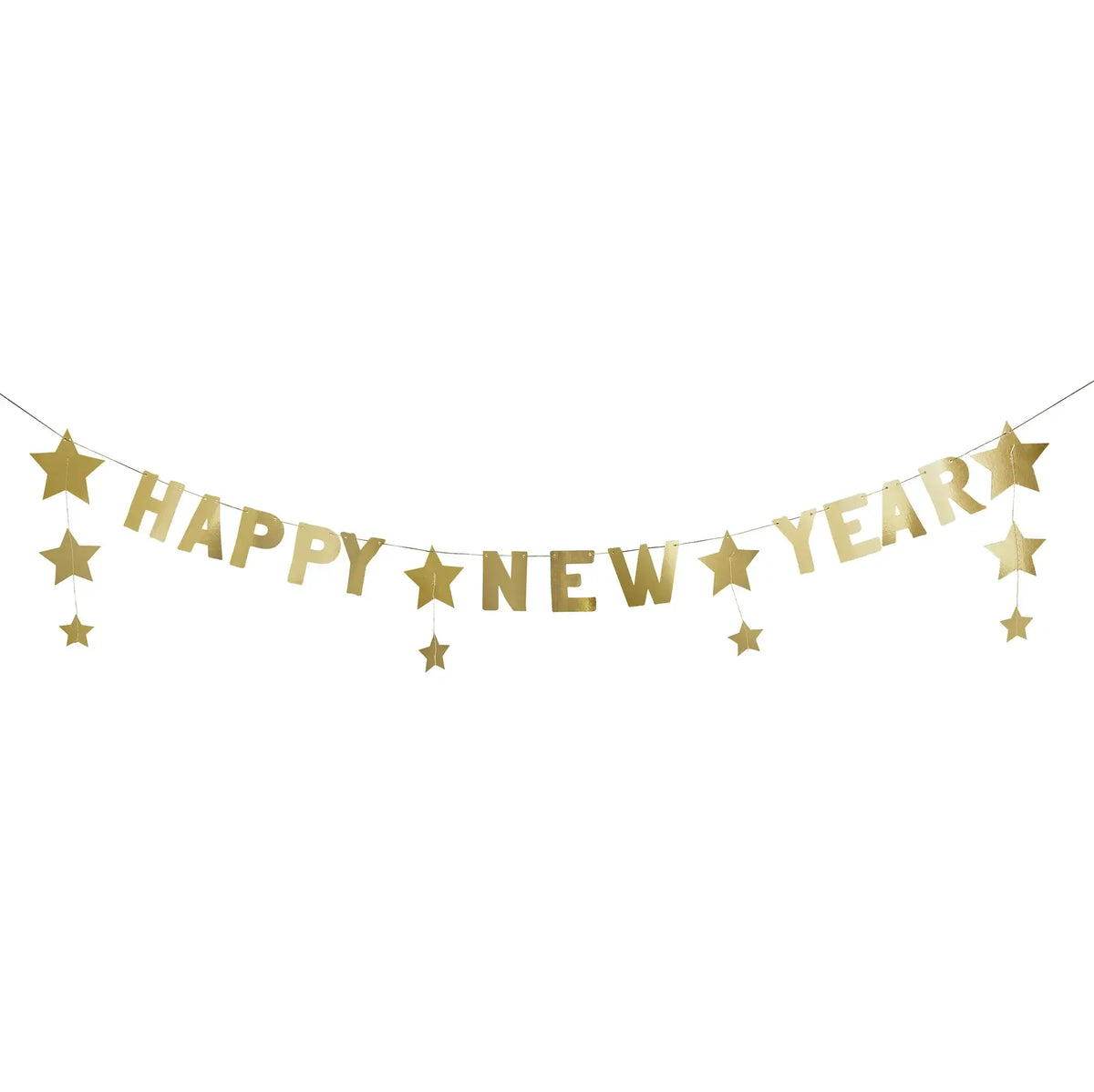 Gold 'Happy New Year Banner 2M