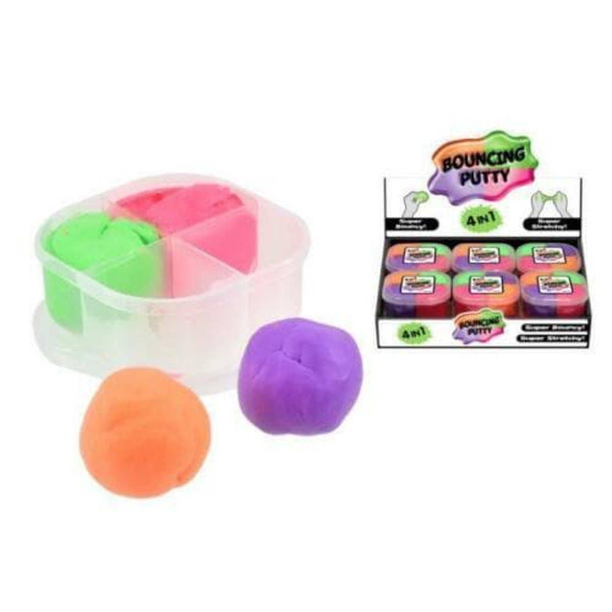 Bouncing Putty Tubs 4-in-1. - Winterberries