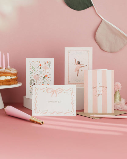 Ballerina Card - Winterberries