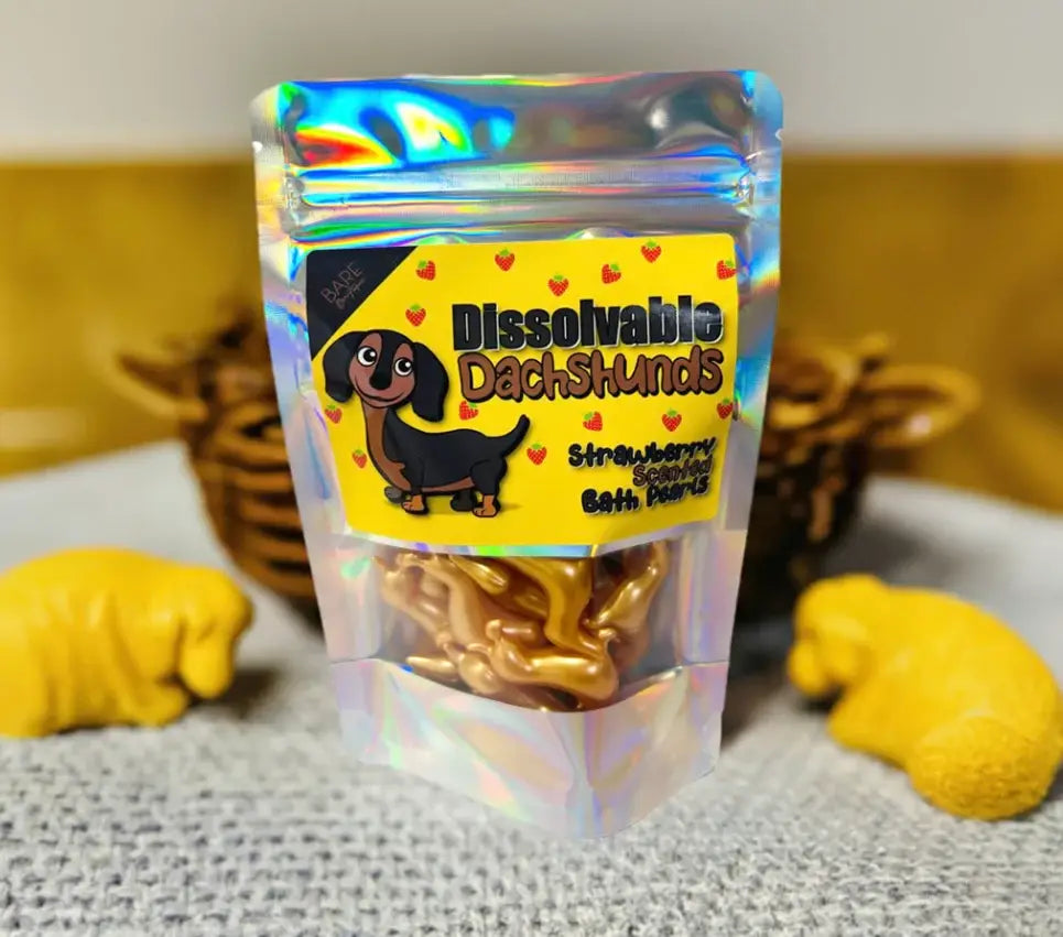 DASCHUND STRAWBERRY BATH PEARLS - Winterberries