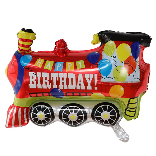 25" Birthday Train Foil Balloon - Winterberries