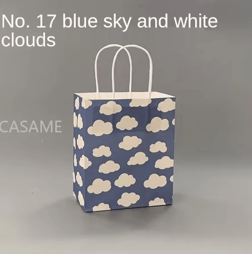 Blue Sky Cloud Gift Bag - Winterberries