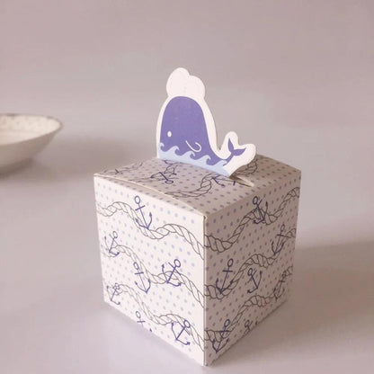 x10 Whale Anchor Candy Boxes - Winterberries