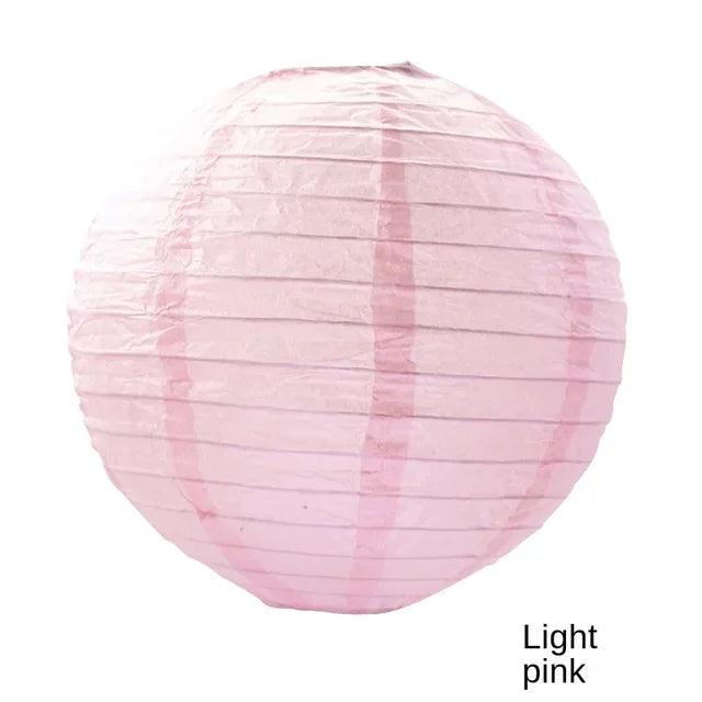 6" Light Pink Lantern - Winterberries