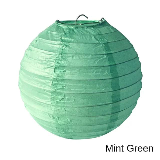 6" Mint Green Lantern - Winterberries