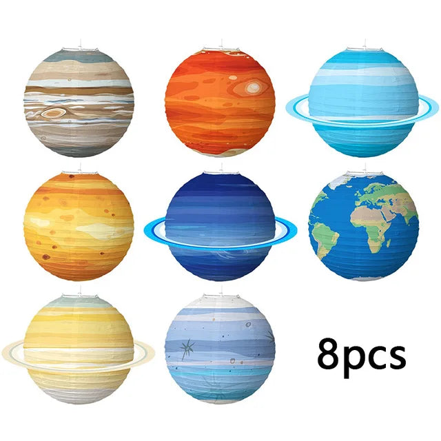 x8 Planet Lanterns - Winterberries