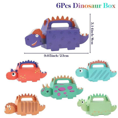 x6 Dinosaur Sweet Boxes - Winterberries
