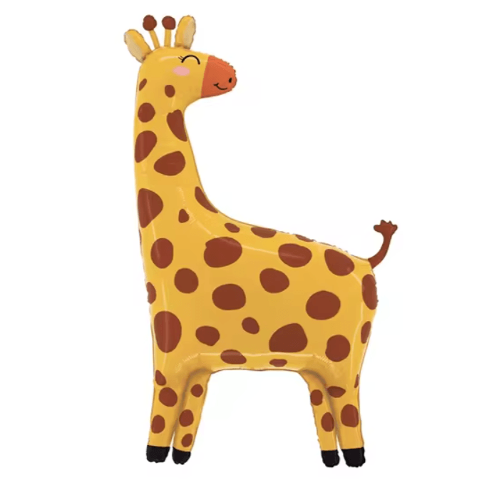 SAFARI ANIMALS THEMED DEFLATED FOIL BALLOONS