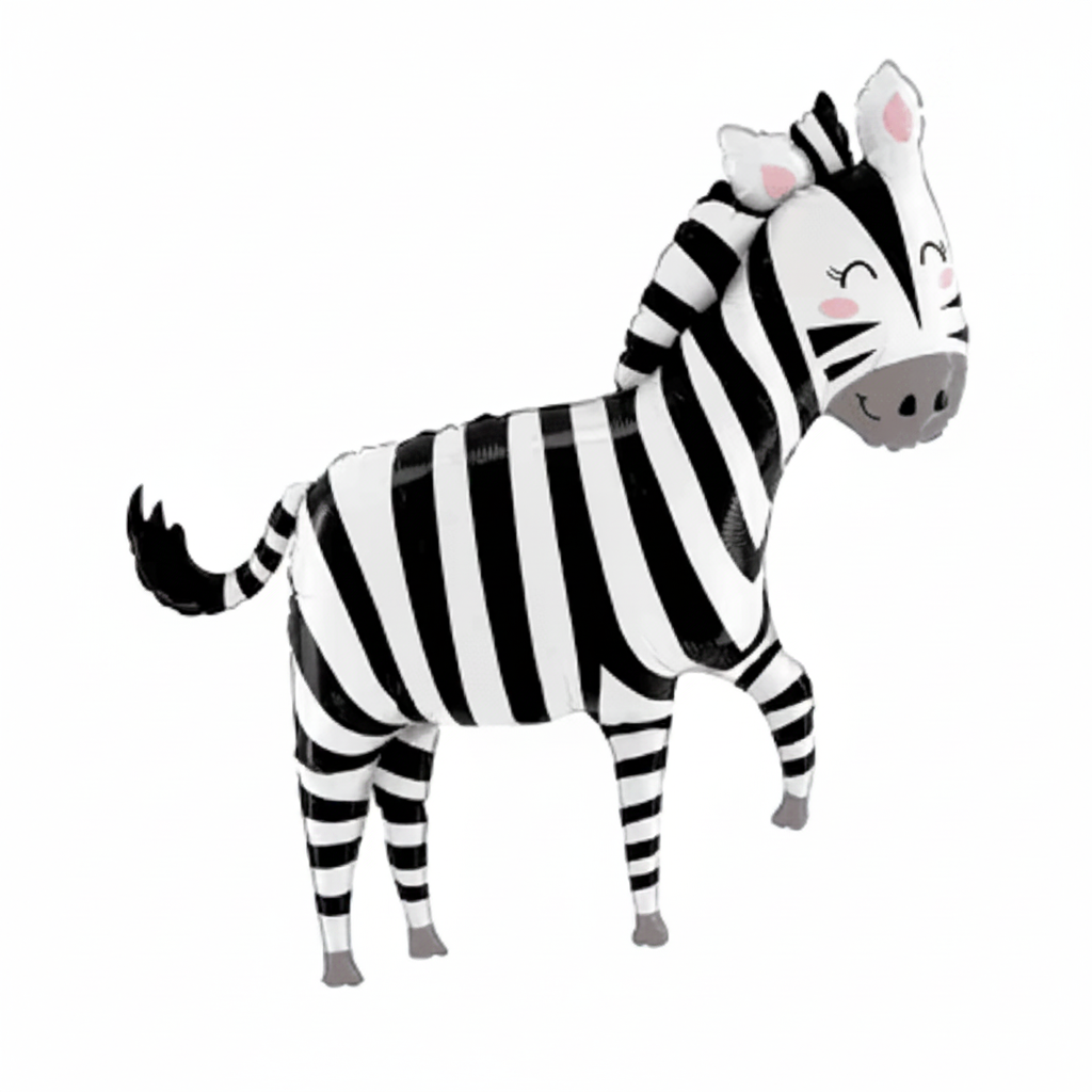SAFARI ANIMALS THEMED DEFLATED FOIL BALLOONS