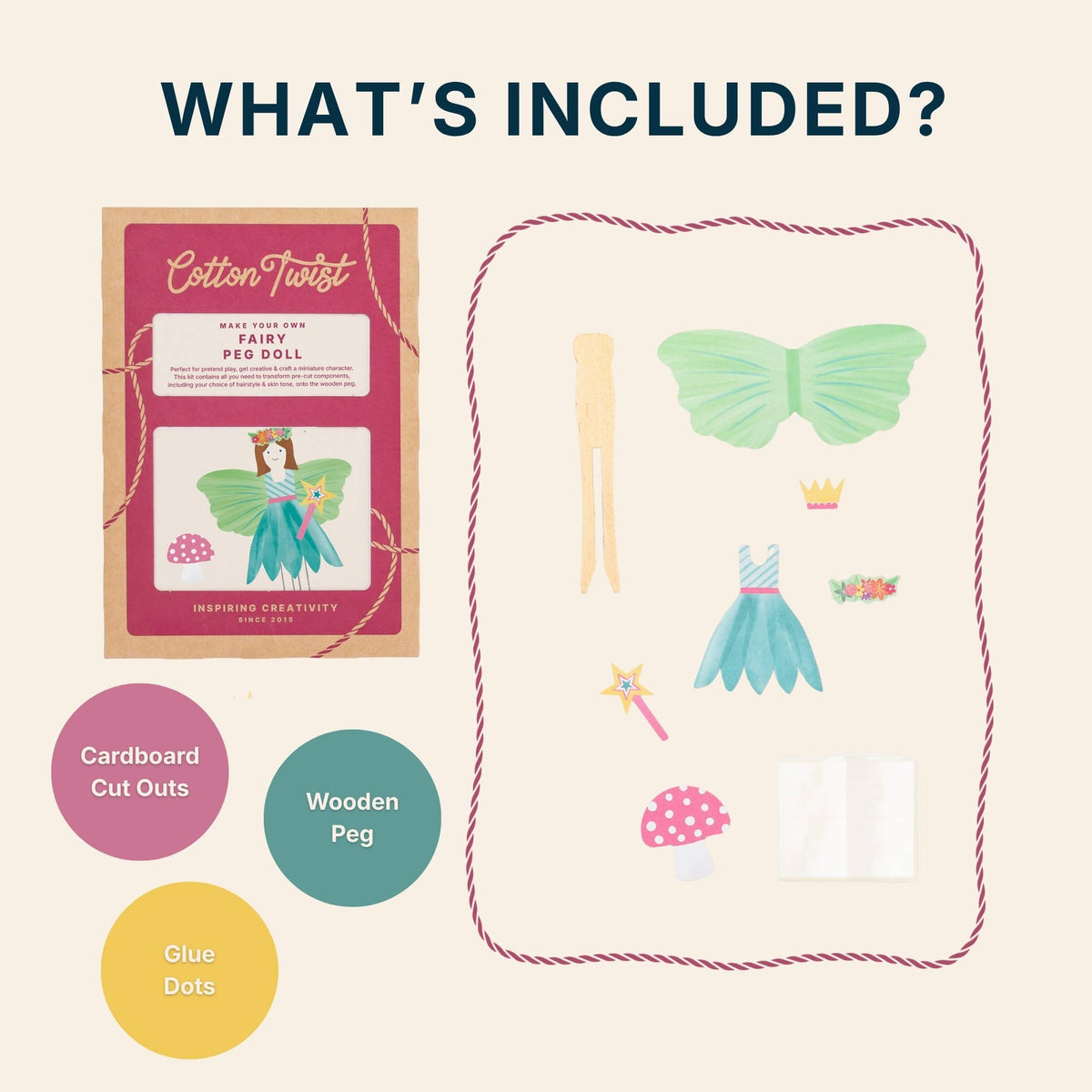 MAKE YOUR OWN FAIRY PEG DOLL