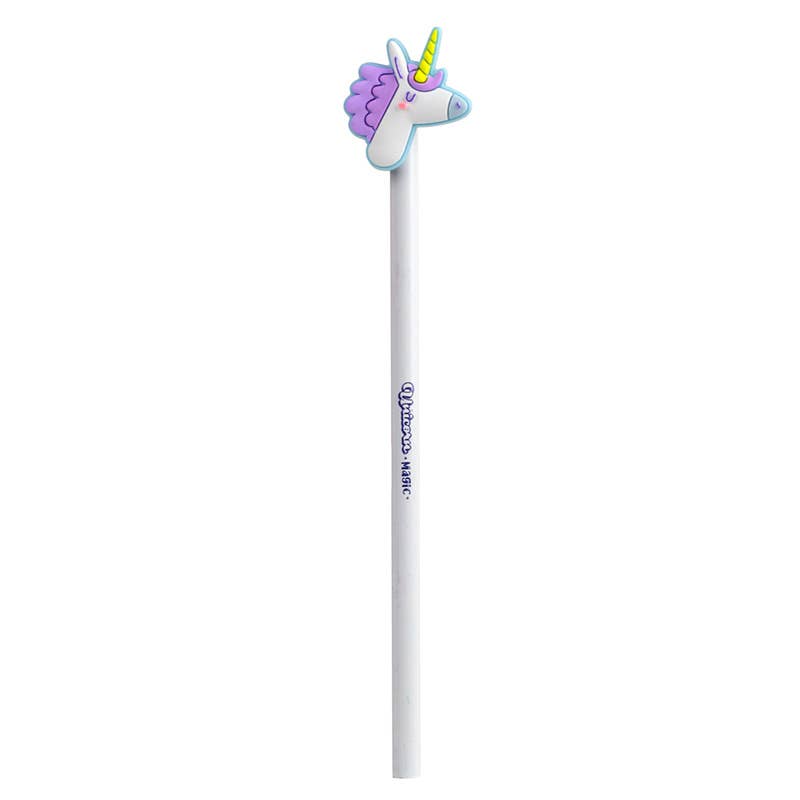 Unicorn Magic Pencil with PVC Topper - Winterberries