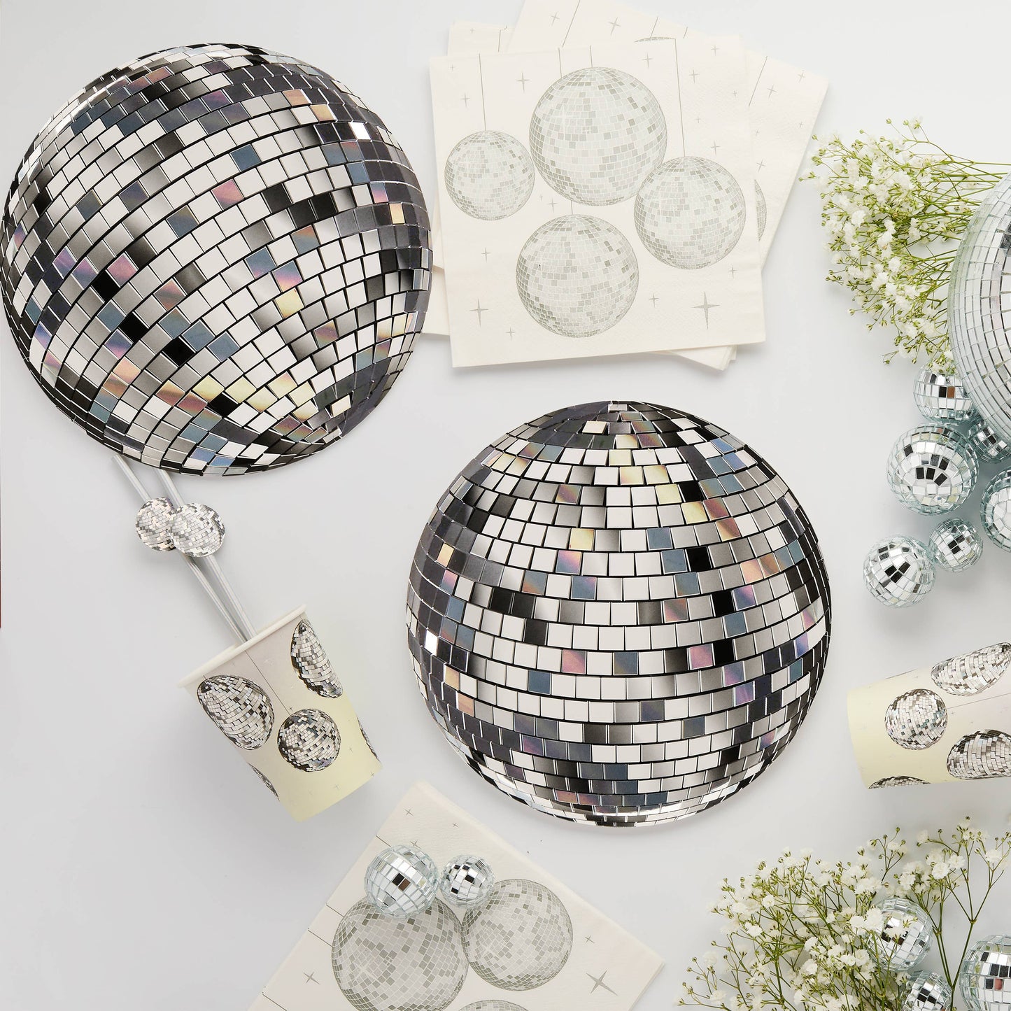 X8 DISCO PAPER PLATES