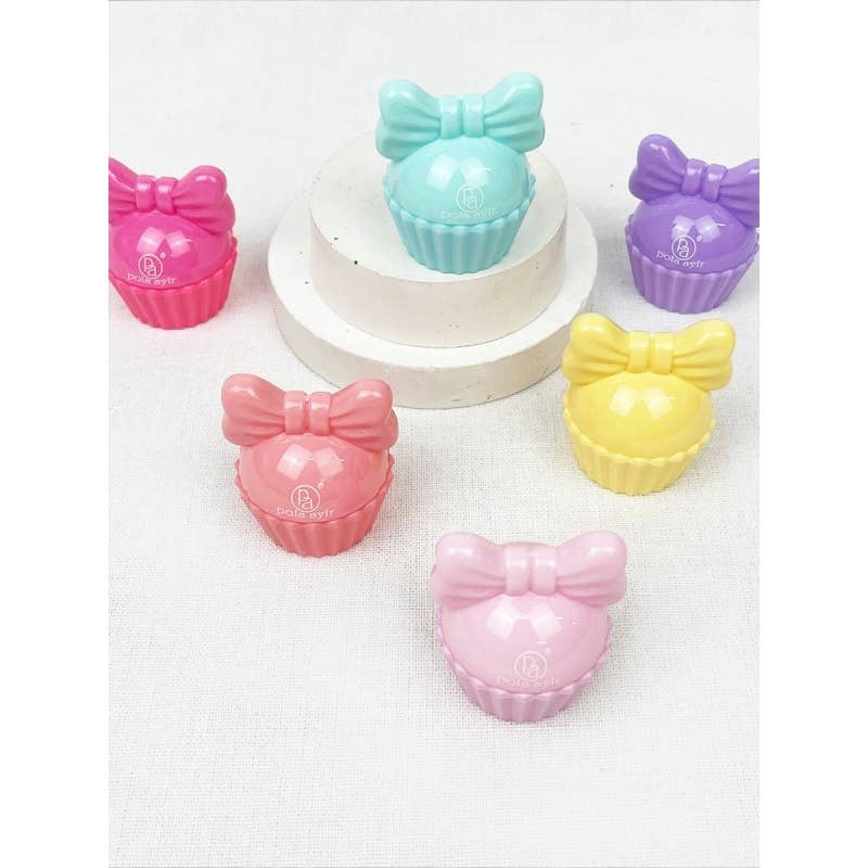 Cupcake Lip Balm with Scents - Winterberries