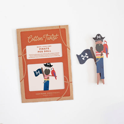 MAKE YOUR OWN PIRATE PEG DOLL