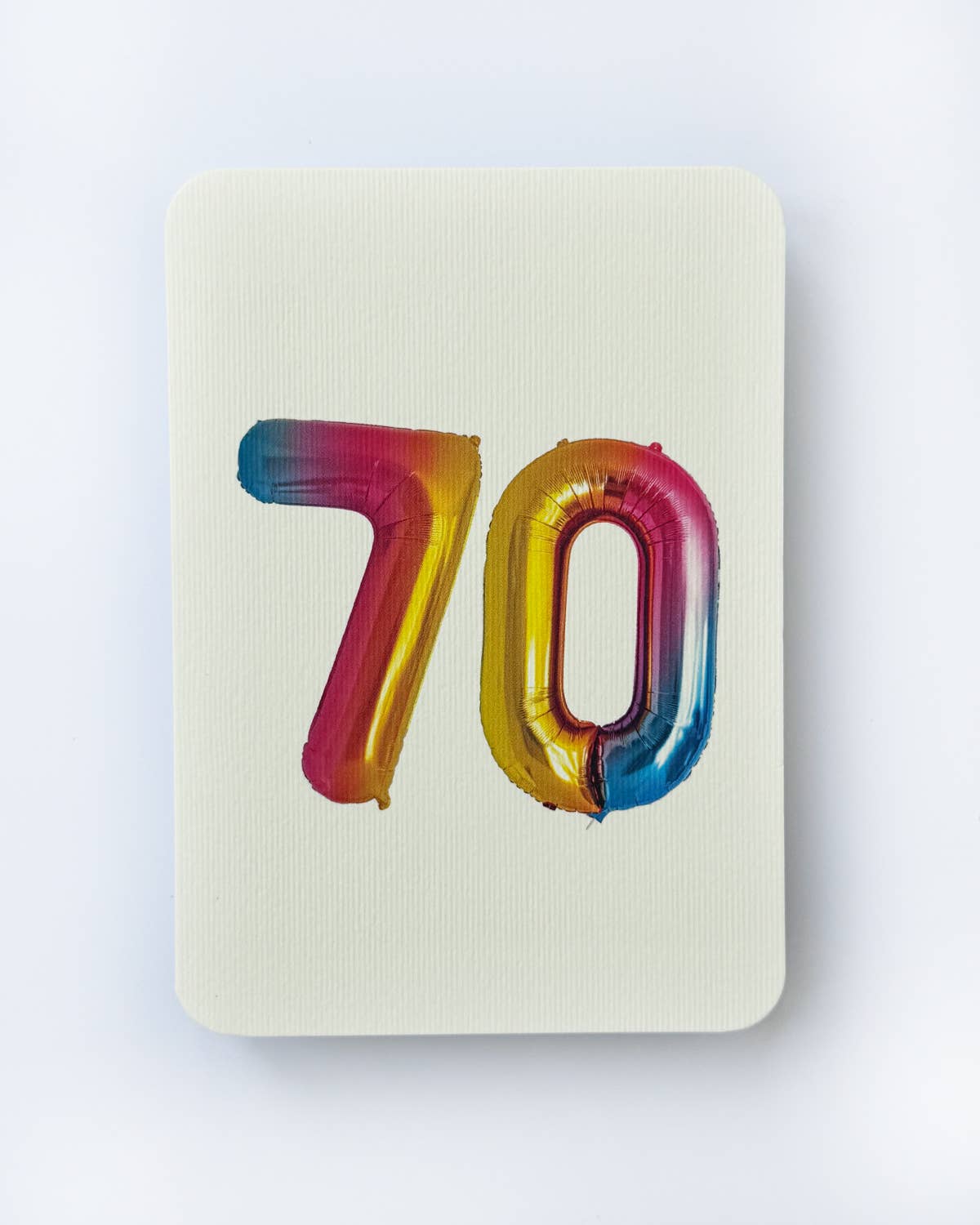 Birthday Balloon No. 70 Greeting Card | Age Cards - Winterberries