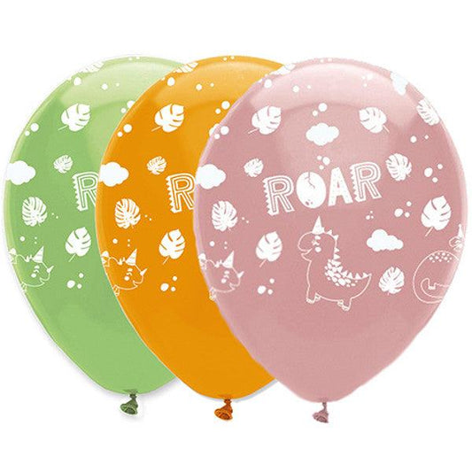x6 12" Roar Dino Balloons - Winterberries