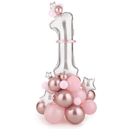 Pink No. 1, DIY Bouquet Balloon Kit - Winterberries