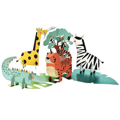 x5 Safari Animals Centrepiece Kit - Winterberries
